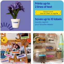 Brother P-touch Personal Handheld Label Maker (PT-N10), Prints on P-touch Btag ~½” (12mm) Label Tapes