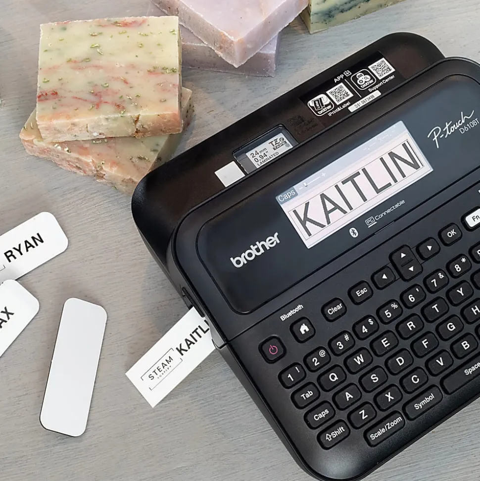 Brother P-Touch PT-D610BTVP Business Professional Connected Label Maker With Bluetooth®