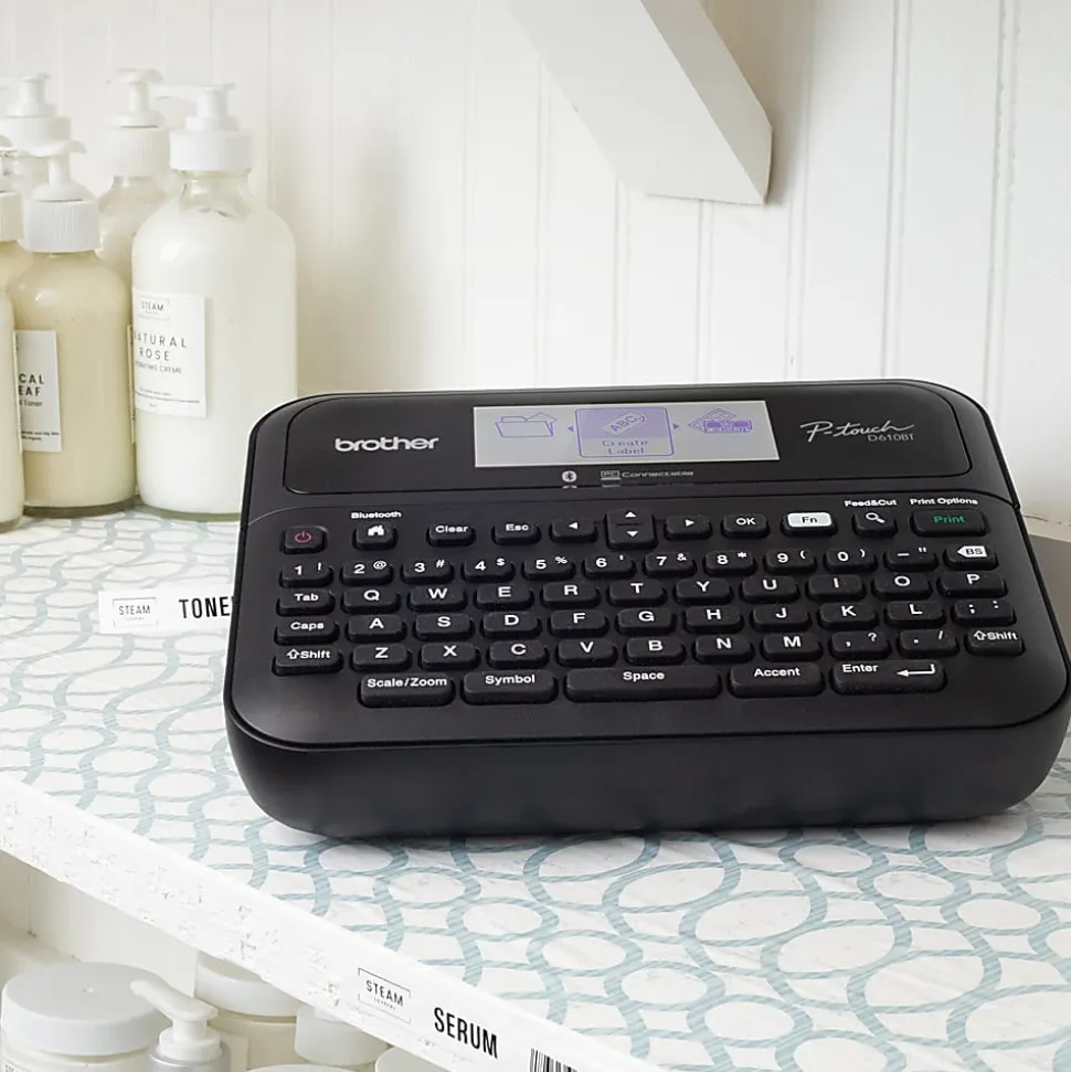 Brother P-Touch PT-D610BTVP Business Professional Connected Label Maker With Bluetooth®