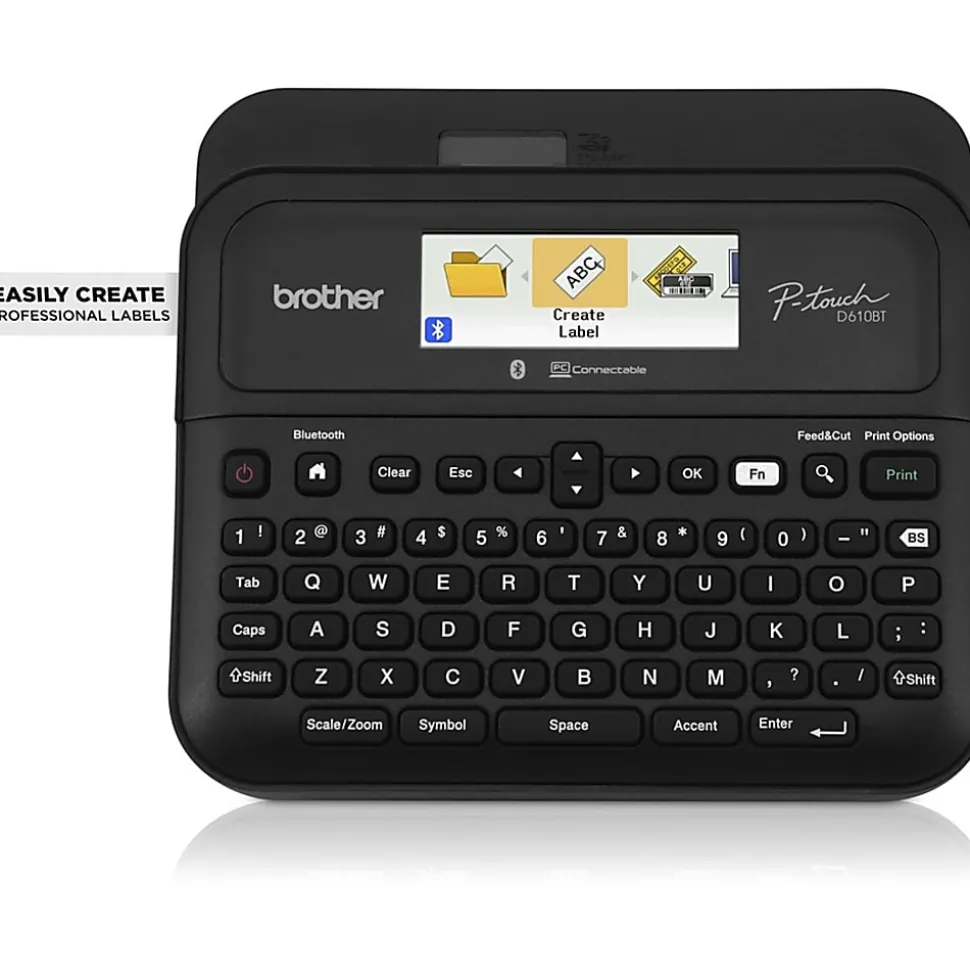 Brother P-Touch PT-D610BTVP Business Professional Connected Label Maker With Bluetooth®