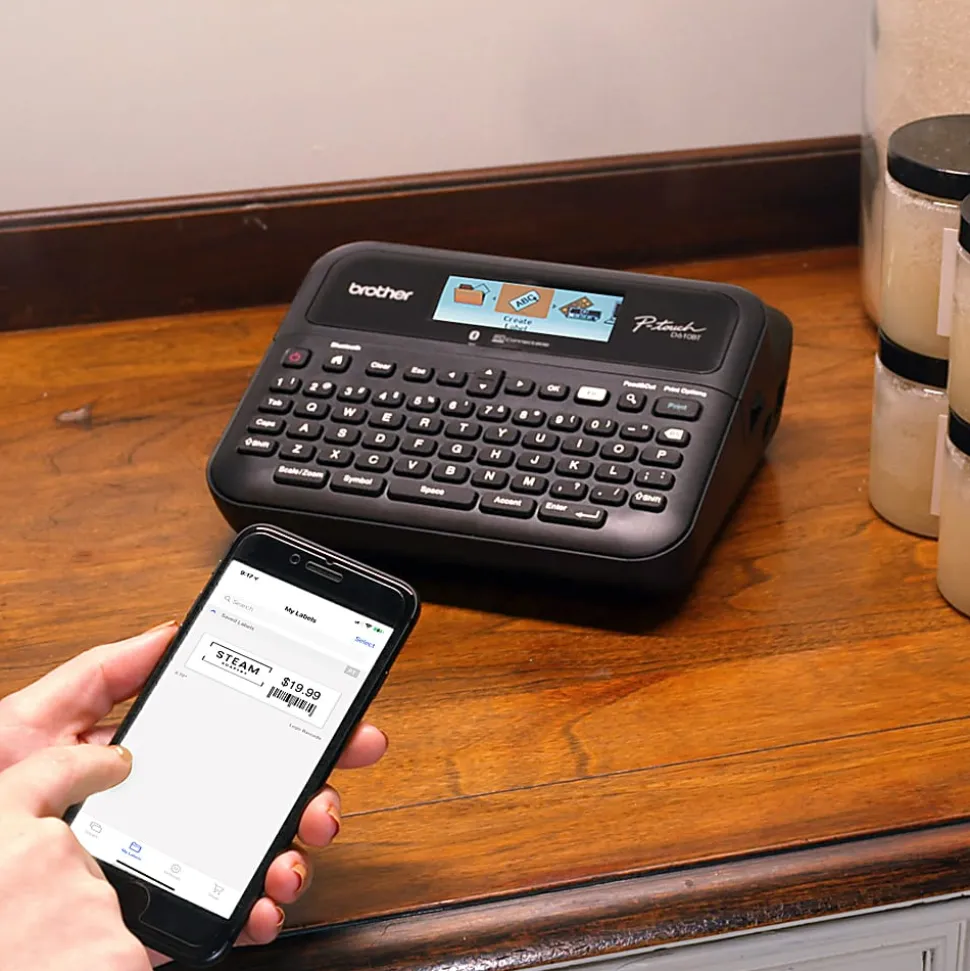 Brother P-Touch PT-D610BTVP Business Professional Connected Label Maker With Bluetooth®