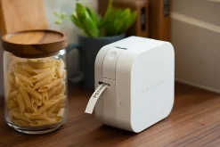 Brother P-touch® PTP300BT CUBE Smartphone Label Maker, White