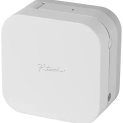 Brother P-touch® PTP300BT CUBE Smartphone Label Maker, White