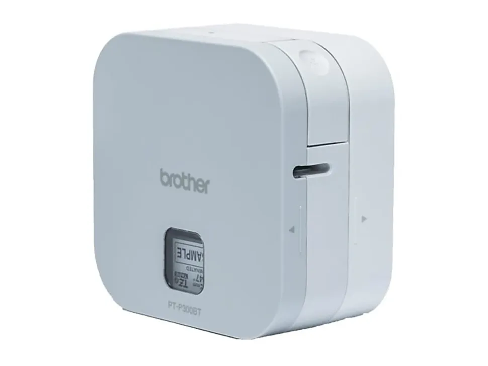 Brother P-touch® PTP300BT CUBE Smartphone Label Maker, White