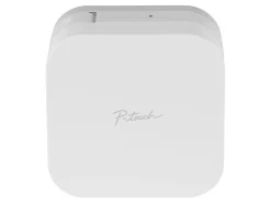 Brother P-touch® PTP300BT CUBE Smartphone Label Maker, White