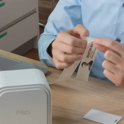 Brother P-Touch PTP910BT CUBE XP Label Maker, White