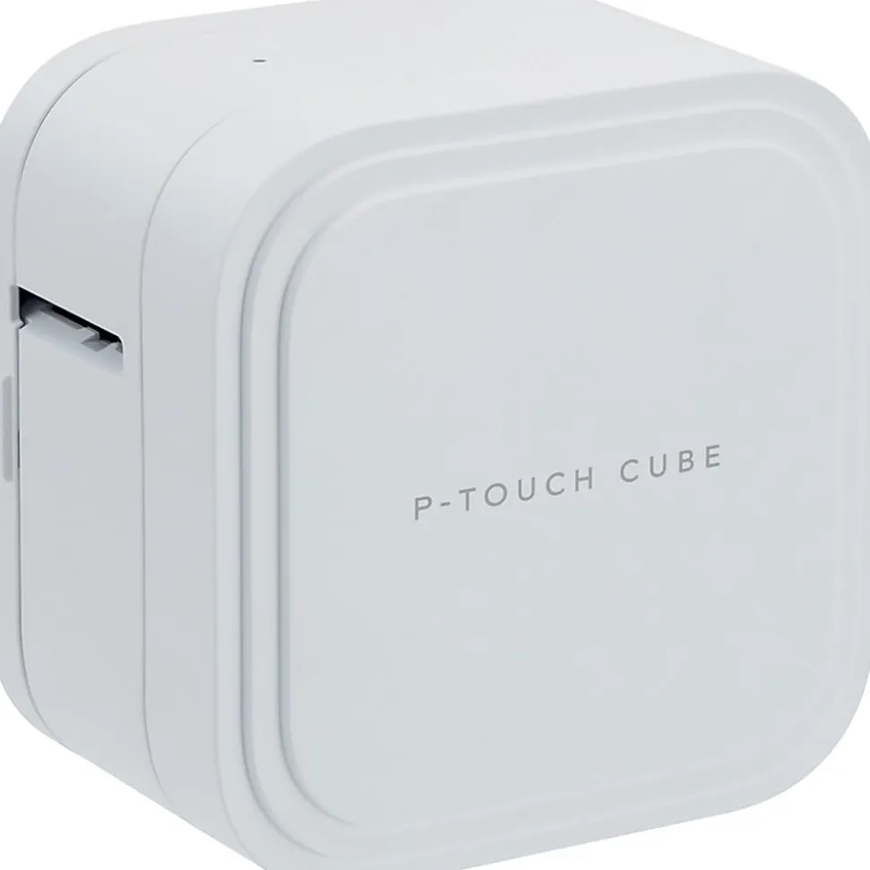Brother P-Touch PTP910BT CUBE XP Label Maker, White