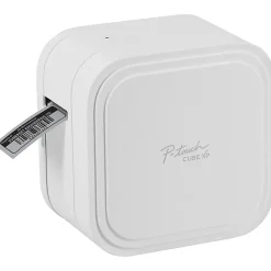 Brother P-Touch PTP910BT CUBE XP Label Maker, White