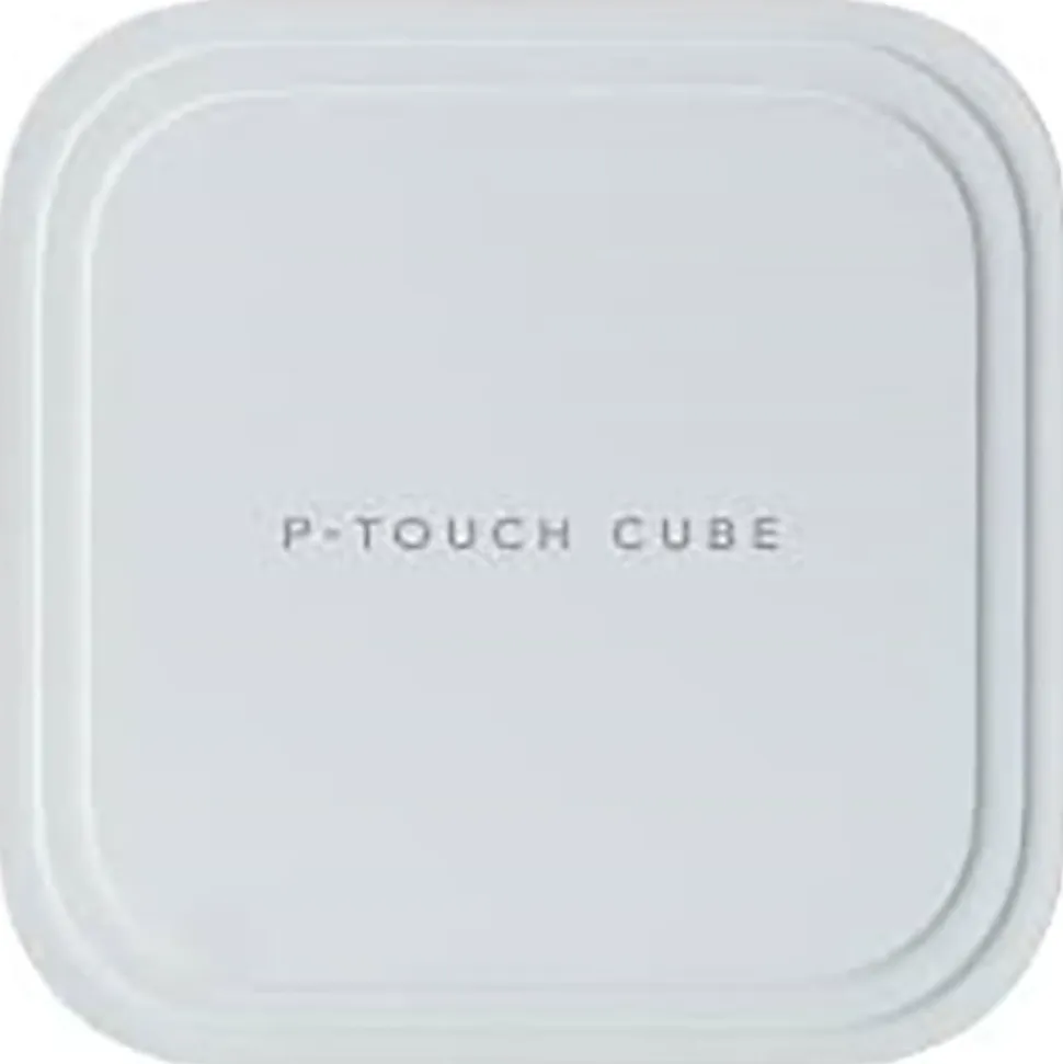 Brother P-Touch PTP910BT CUBE XP Label Maker, White