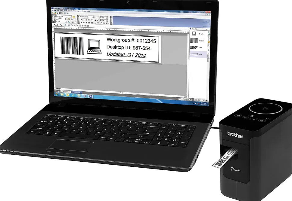 Brother P-Touch PTP750W Wireless Compact Label Maker
