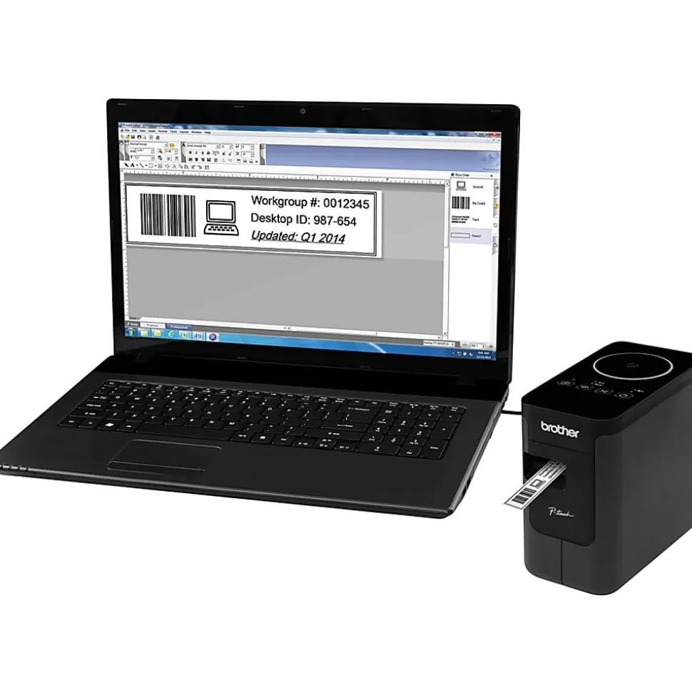 Brother P-Touch PTP750W Wireless Compact Label Maker