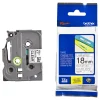 Brother P-Touch TZe355, Laminated, ~1in x 26.2ft (24mm x 8m), White on Black Label Tape