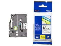 Brother P-Touch TZe355, Laminated, ~1in x 26.2ft (24mm x 8m), White on Black Label Tape