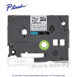 Brother P-touch TZe135, Laminated, 1/2