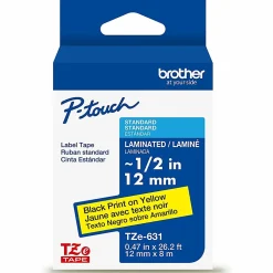 Brother P-touch TZe631, Laminated, 1/2