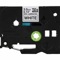 Brother P-touch TZeN201, Narrow Non-Laminated, ~1/8
