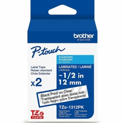 Brother P-touch TZe1312PK, Laminated, 1/2