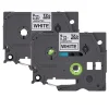 Brother P-Touch TZE2212PK Laminated Label Tape, 26-1/4', Black, Pack Of 2 Rolls