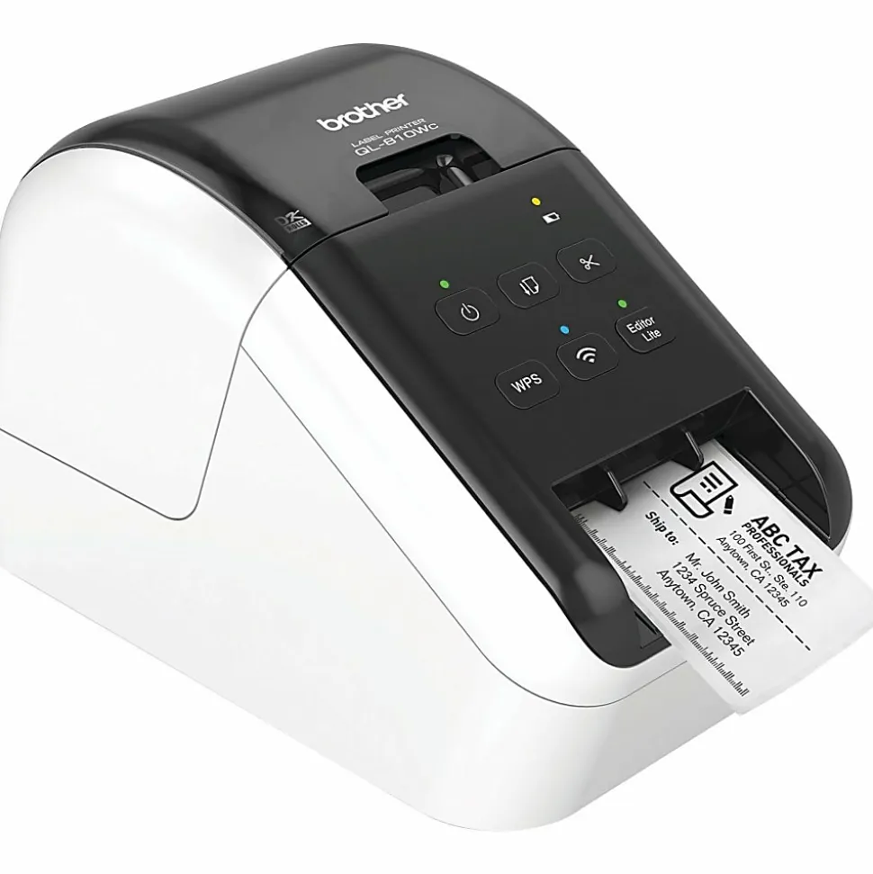 Brother QL-810WC Ultra Fast Label Printer With Wireless Networking, QL810WC