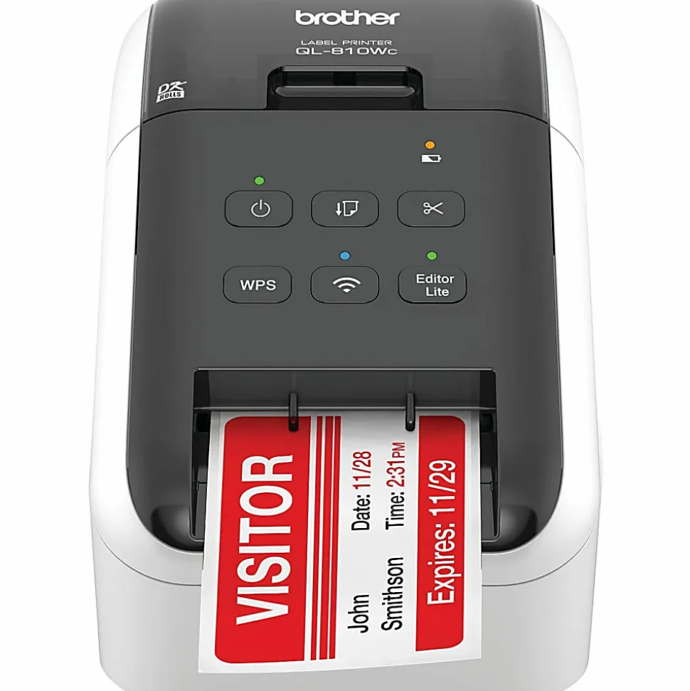 Brother QL-810WC Ultra Fast Label Printer With Wireless Networking, QL810WC