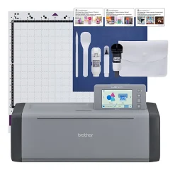 Brother® ScanNCut SDX125e 9-Piece DIY Cutting Machine Set With Scanner, Titanium/Gray