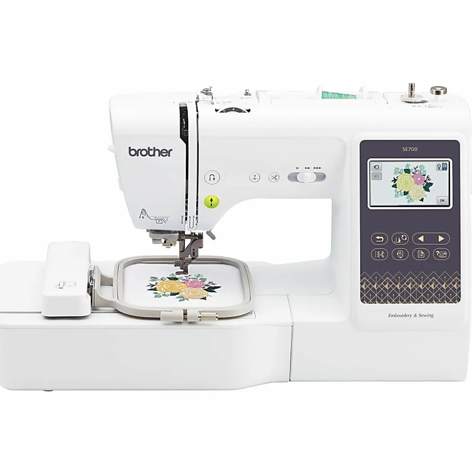 Brother SE700 Sewing and Embroidery Machine, Wireless LAN Connected, 135 Built-in Designs - SE700