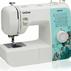 Brother SM3701 Electric Sewing Machine - 37 Built-In Stitches - Automatic Threading - Portable