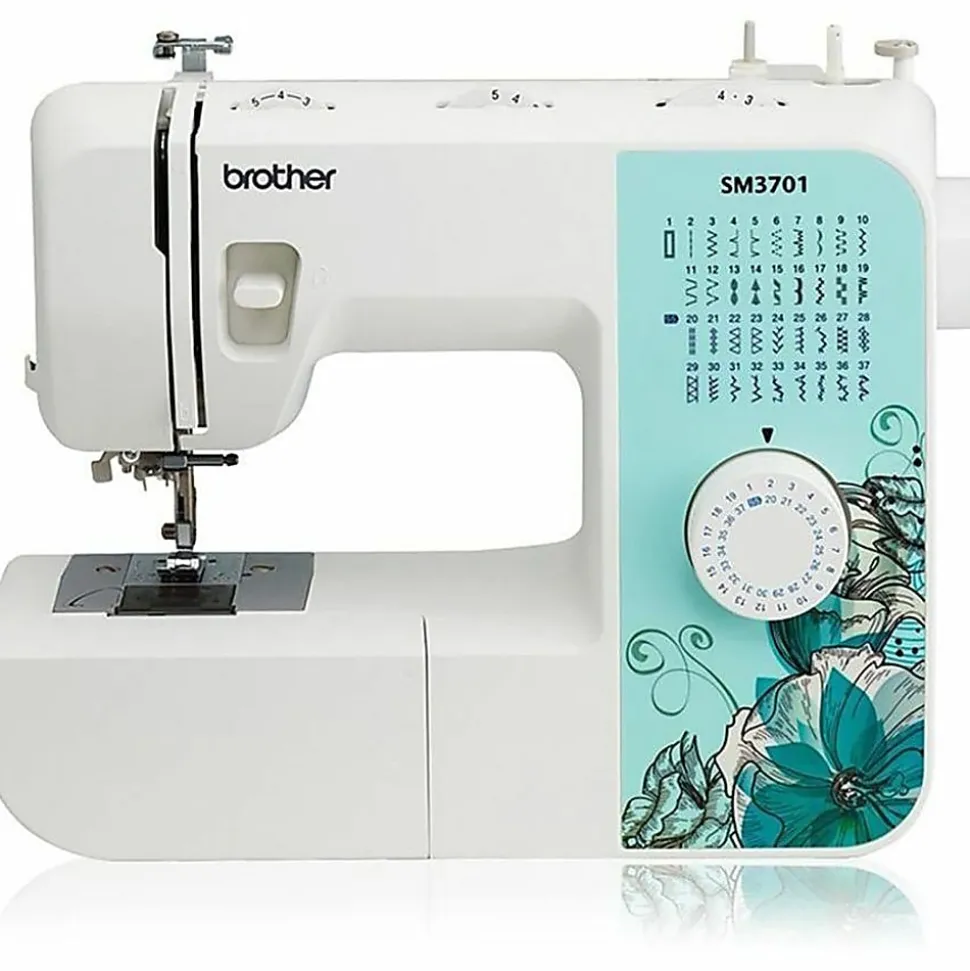 Brother SM3701 Electric Sewing Machine - 37 Built-In Stitches - Automatic Threading - Portable