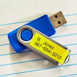 Brother TZe-641 Black-On-Yellow Tape, 0.75