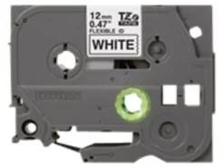 Brother TZe-FX231CS Black-On-White Tape, 0.5" x 26.2'