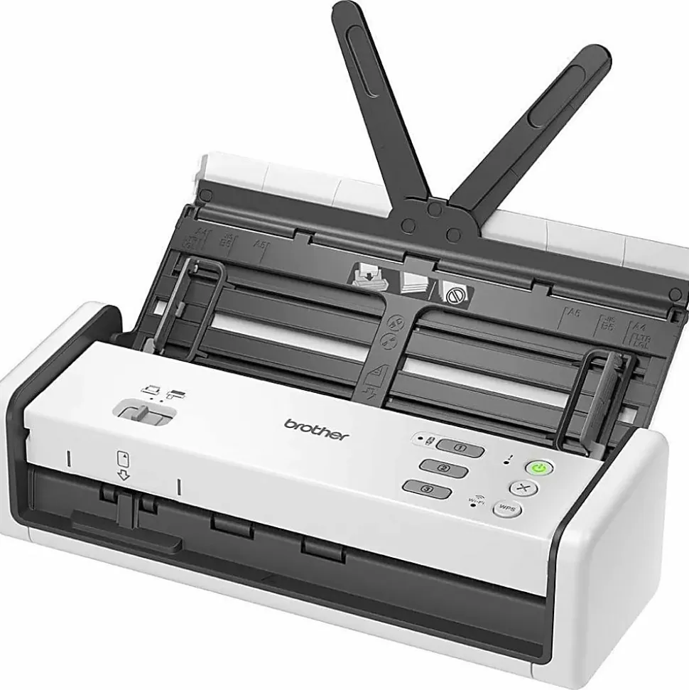 Brother Wireless Compact Desktop Scanner, ADS-1350W
