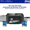 Brother Work Smart MFC-J1360DW Wireless Color Inkjet Printer, All-In-One Print/Scan/Copy, Best for home and home office