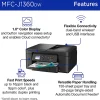 Brother Work Smart MFC-J1360DW Wireless Color Inkjet Printer, All-In-One Print/Scan/Copy, Best for home and home office
