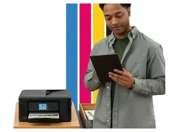 Brother Work Smart MFCJ1410DW Wireless Color Inkjet Printer, All-In-One Print/Scan/Copy, Best for home/small office