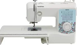 Brother XR3774 37-Stitch Sewing and Quilting Machine With Wide Table, White