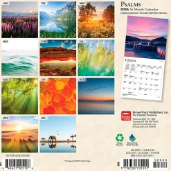2026 BrownTrout Psalms Monthly Mini Wall Calendar, 7" x 7", Inspiration, January to December 2026, 9798330705191