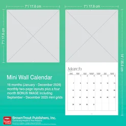2026 BrownTrout Psalms Monthly Mini Wall Calendar, 7