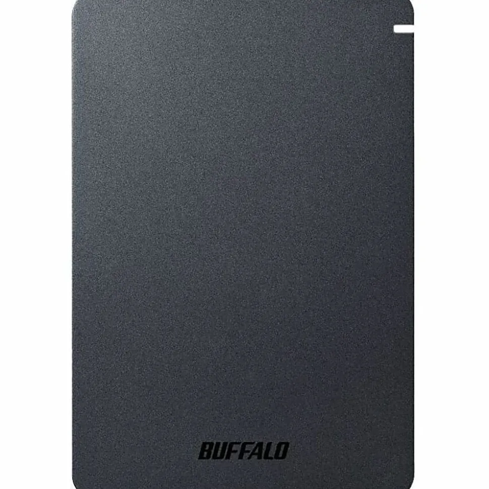 Buffalo MiniStation HD-PGFU3 1 TB Portable Hard Drive - External - TAA Compliant - Desktop PC, MAC Device Supported - HDPGF10U3B