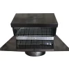 Builder's Best GRV Black Galvanized Roof Vent - For Dryer, Bathroom, Kitchen, 012635