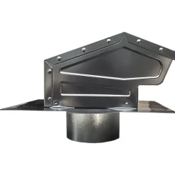 Builder's Best GRV Black Galvanized Roof Vent - For Dryer, Bathroom, Kitchen, 012635