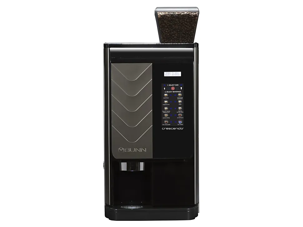 BUNN Crescendo Single-Serve Coffeemaker, Black/Silver