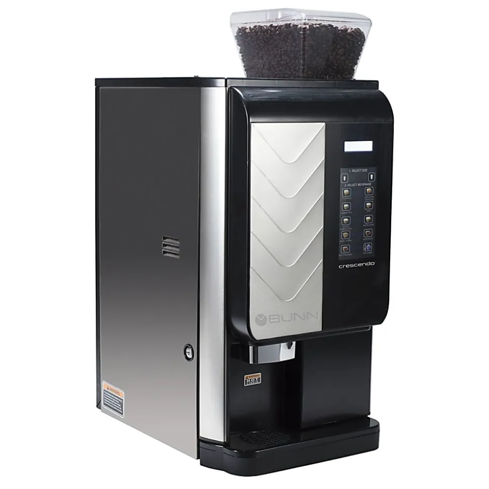 BUNN Crescendo Single-Serve Coffeemaker, Black/Silver