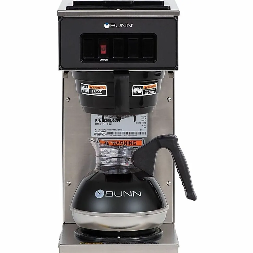 Bunn 12-Cup Pourover Brewer, Stainless Steel
