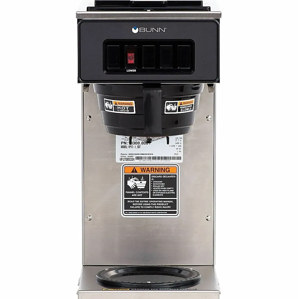 Bunn 12-Cup Pourover Brewer, Stainless Steel