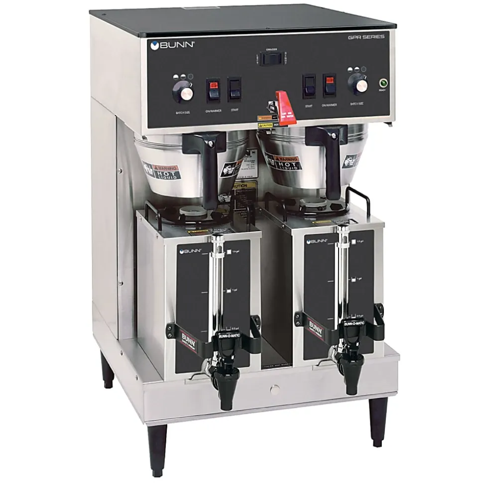 BUNN Dual GPR 120/240V 302-Cup Coffeemaker, Stainless Steel