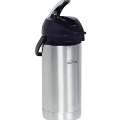 Bunn Stainless Steel Lever-Action Airpot, 3.8-Liter Capacity