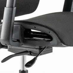 Bush Business Furniture Align Fabric High Back Ergonomic Office Chair with Lumbar Support, Black Nylon Mesh, Standard Deliver Service