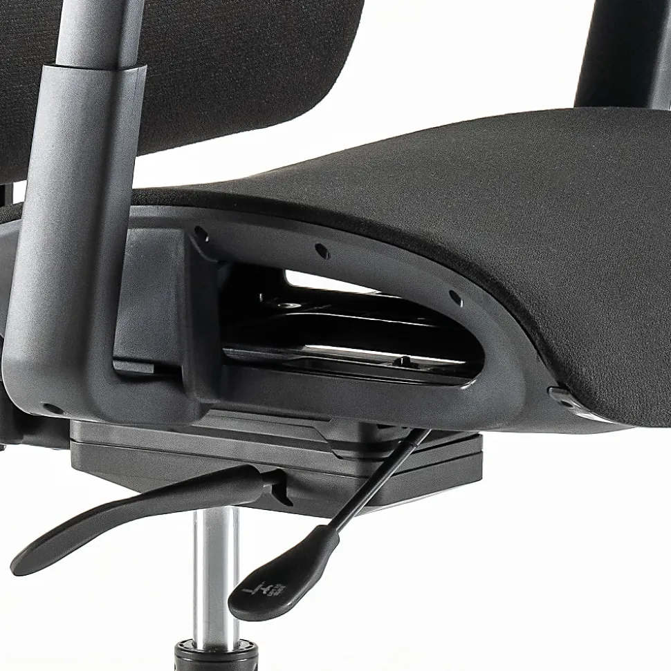 Bush Business Furniture Align Fabric High Back Ergonomic Office Chair with Lumbar Support, Black Nylon Mesh, Standard Deliver Service