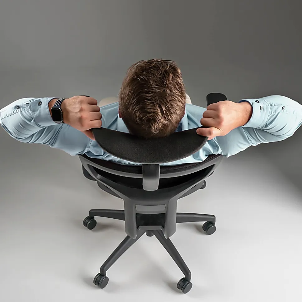 Bush Business Furniture Align Fabric High Back Ergonomic Office Chair with Lumbar Support, Black Nylon Mesh, Standard Deliver Service