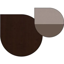Bush Business Furniture Easy Office 60W 2-Person Straight Desk Open Office, Mocha Cherry, Standard Delivery